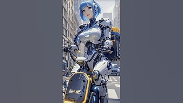 Humanoid robots are now working as delivery men🚀 #nextgenai #stablediffusion #androids #aiart
