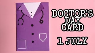 Doctors day Card ideas easy | Thank you card for Doctor&Nurse | Doctor day card | Doctor Themed Card