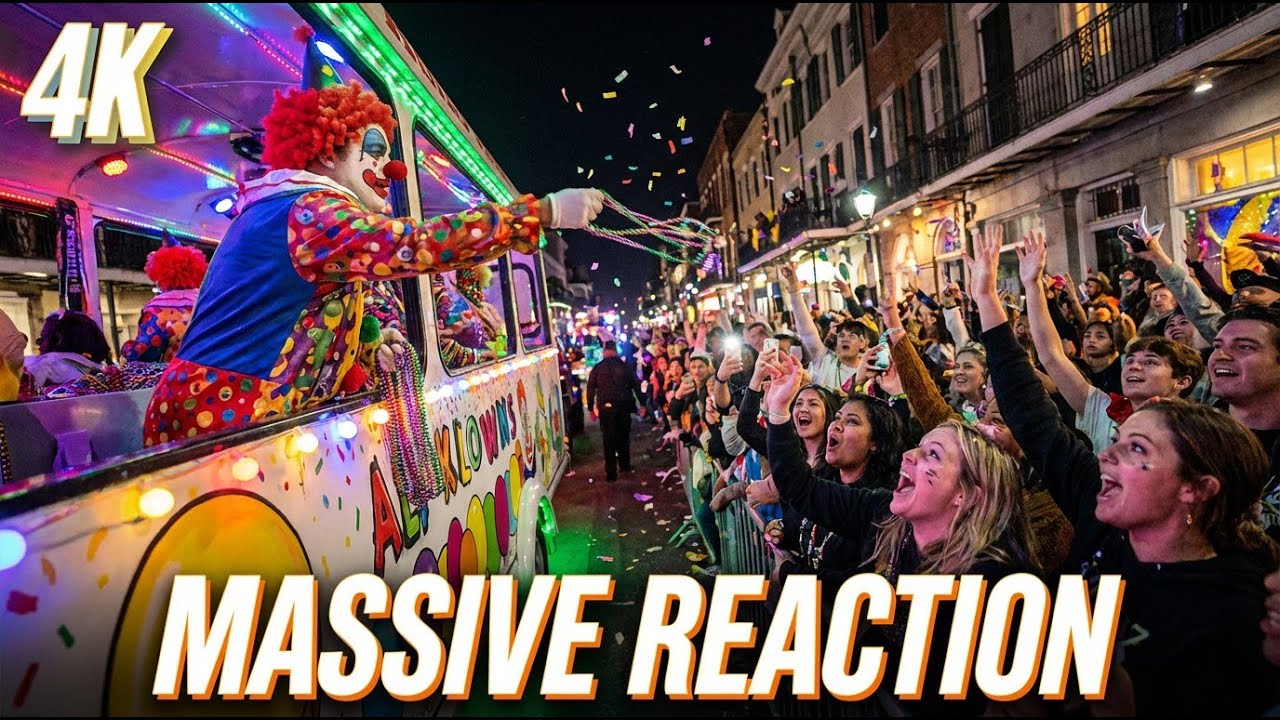 NEW ORLEANS HALLOWEEN PARADE Massive Crowd Reaction