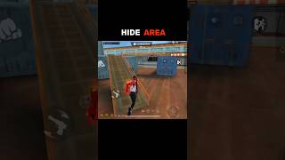 Free Fire Hide Area 😱 #shorts #freefire #viral