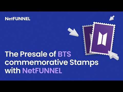 BTS Commemorative Stamps Sale With NetFUNNEL| 120,000 stamps sold out in 3 hours | NetFUNNEL Report - video from STCLab