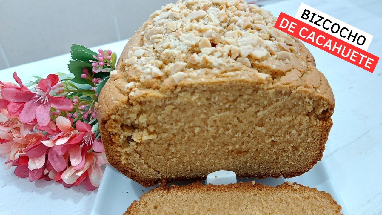 Riquísimo Bizcocho de cacahuete (maní) en Panificadora