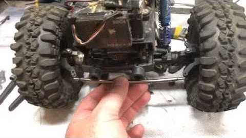 Scx10 modified for AX10 axle shafts