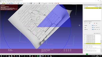 LgHS - tuto : Photogrammétrie vers texture - MeshLab 1