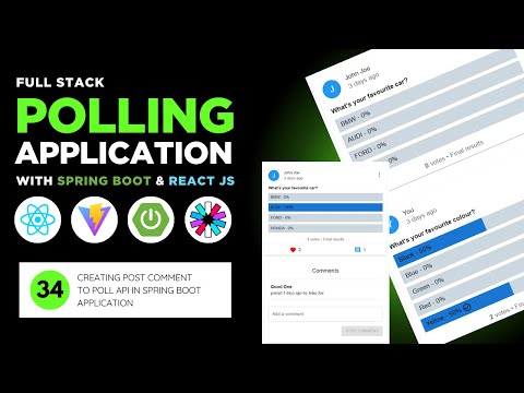 Creating Post Comment to Poll API in Spring Boot App | Polling App with Spring Boot & React | #34