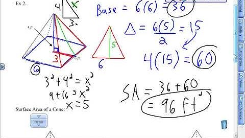 11.3 Surface Area of Pyramids and Cones