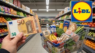 $50 Grocery Challenge at Lidl 🛒 | How Much Food Can You Get?