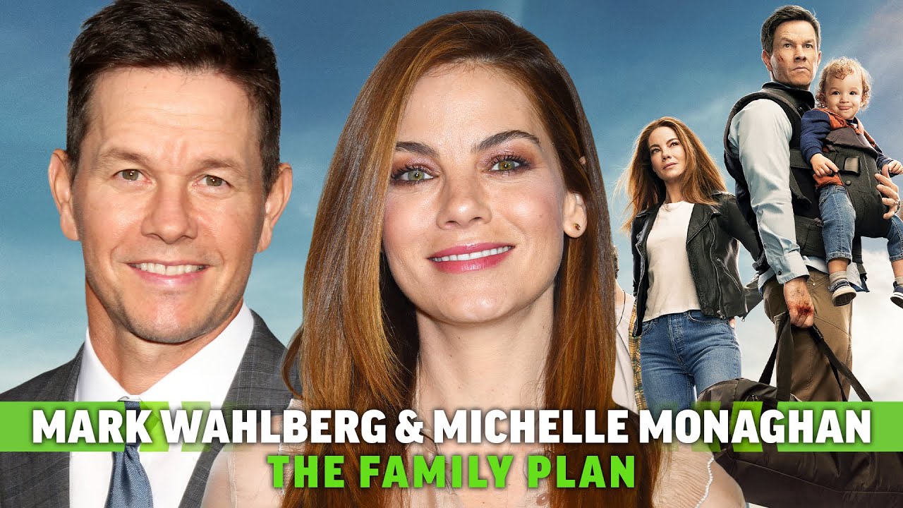 Mark Wahlberg & Michelle Monaghan The Family Plan Interview