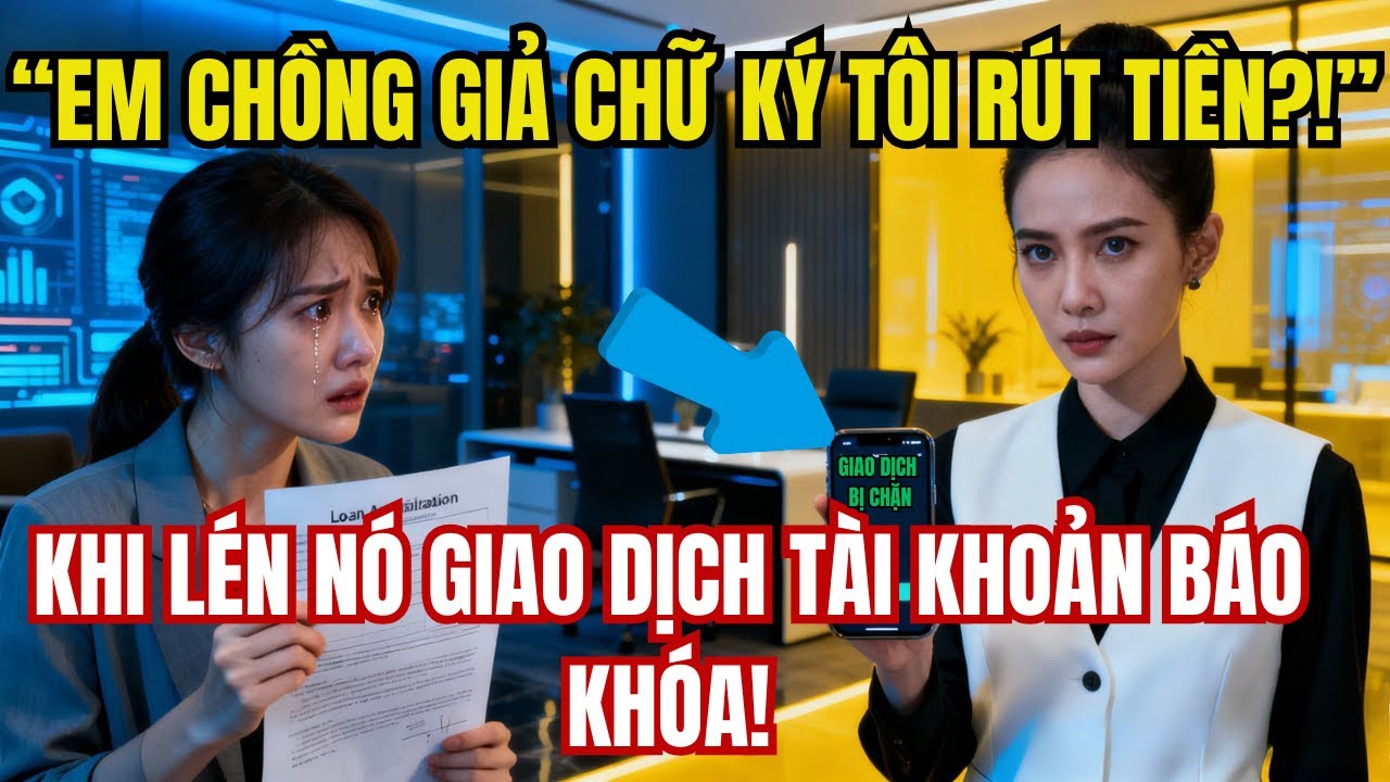 Em Chồng Giả Chữ Ký Tôi Rút Tiền, Hôm Sau Giao Dịch Báo: Chủ Tài Khoản Không Xác Thực