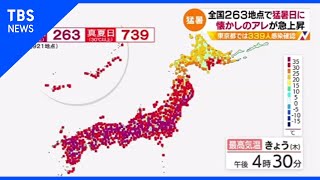 【Nスタ】全国２６３地点で猛暑日に、暑さ逆手にとった商売も