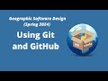 Geographic software design week 2 an introduction to git and github