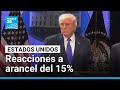 Líderes se pronuncian sobre aumento de los aranceles de Trump al 15% Mp3 Song