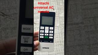 hitachi universal ac remote how to pairing hitachi universal ac remote