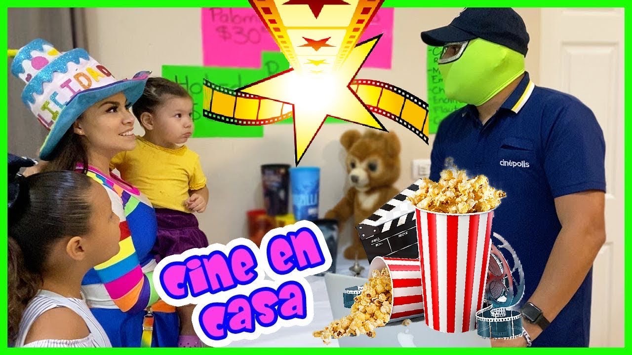 CONVERTÍ MI CASA EN UN CINE - BIMBOMBA Y NINJARIN - CINE EN CASA - CONSTRUIMOS UN CINE EN CASA