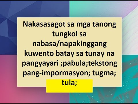 tanong filipino tungkol napakinggang