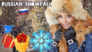 🔥REAL RUSSIAN WINTER❄️HAPPY BEAUTIFUL RUSSIANS HAVE FUN IN THE CENTER OF MOSCOW 💥New Year fair 🎉