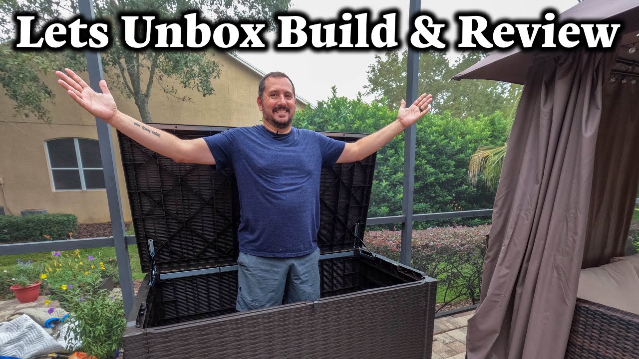 Outdoor Tool Storage Unboxing and Assembly 