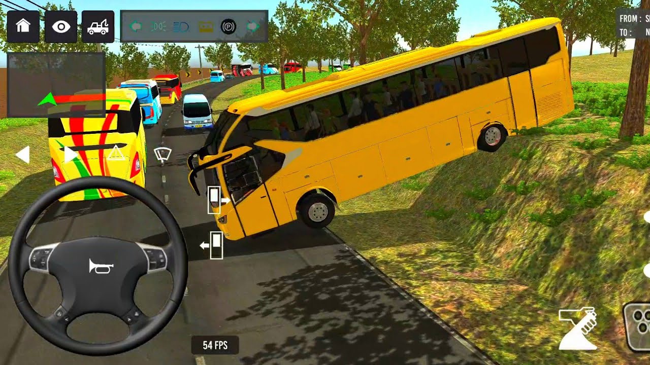 Indonesia City Bus Driving 🚌 | Euro Coach BUS SIMULATOR INDONESIA | Android 2026 Gameplay 🔥