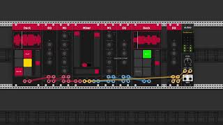 VCV Rack DJ Setup test of Deck audio player
