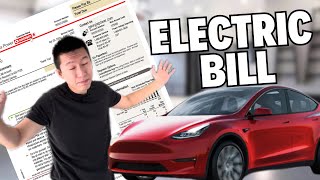 The REAL Cost to Charge A Tesla at Home | Revealing My Electric Bills