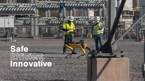 Spot the robot dog carries out safety inspections at National Grid