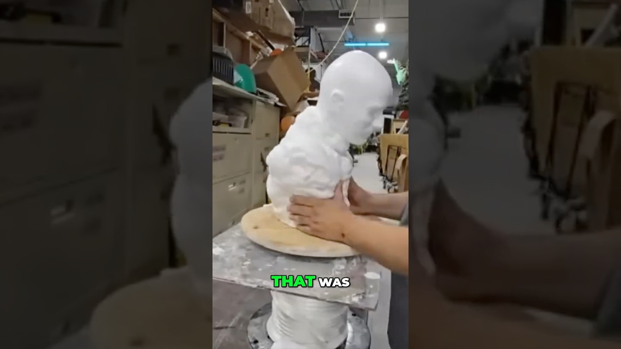 Part 4 DIY Graveyard Bust Sculpting Bust Secrets 10 Minute Foam Magic Revealed! #sculpture