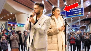 Commuters Were SHOCKED By Her Voice | Calum Scott  You Are The Reason