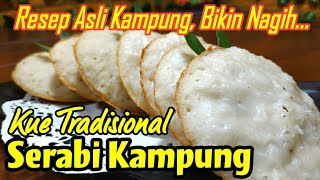 Kue Serabi Kampung Tepung Beras Lembut dan Bersarang || Jajanan Pasar Bikin Nagih...