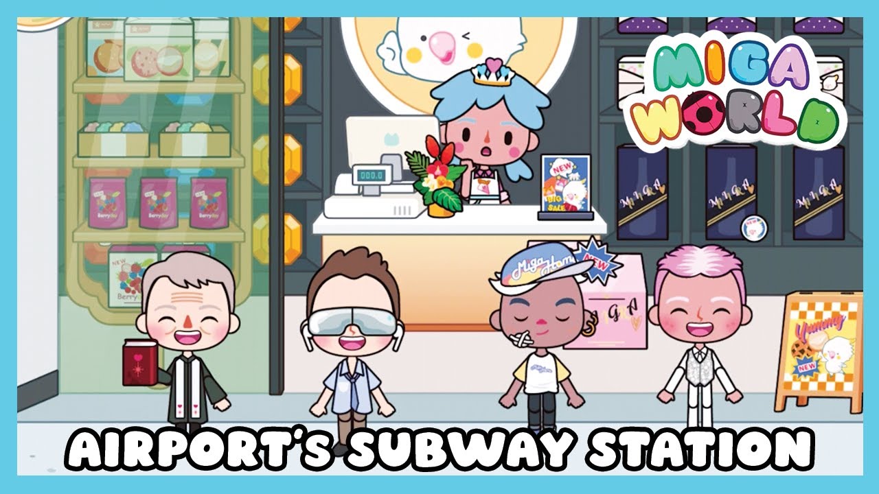 Мига Таун: Мой мир - Новая локация: станция метро в аэропорту