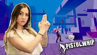 REACTING/ REVIEWING PISTOL WHIP!!! || OCULUS QUEST 2 VR!! screenshot 5