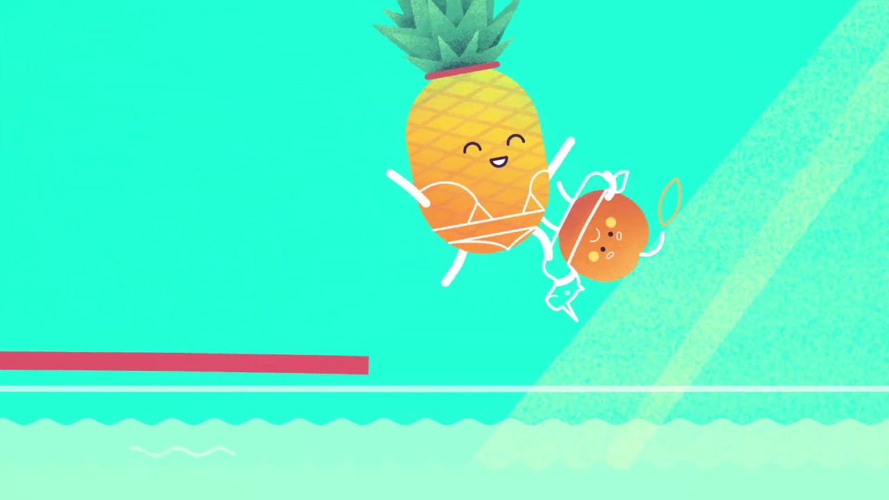 Funny Fruit Cocktail Character Animation: Enjoy Summer
