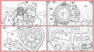Zen color coloring game compilation by number  @#1  Coloring Games