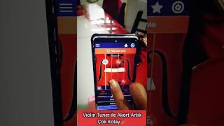 Part 36/Akort işlemi artık çok daha pratik🎻🎶 #tuner #violin #keman