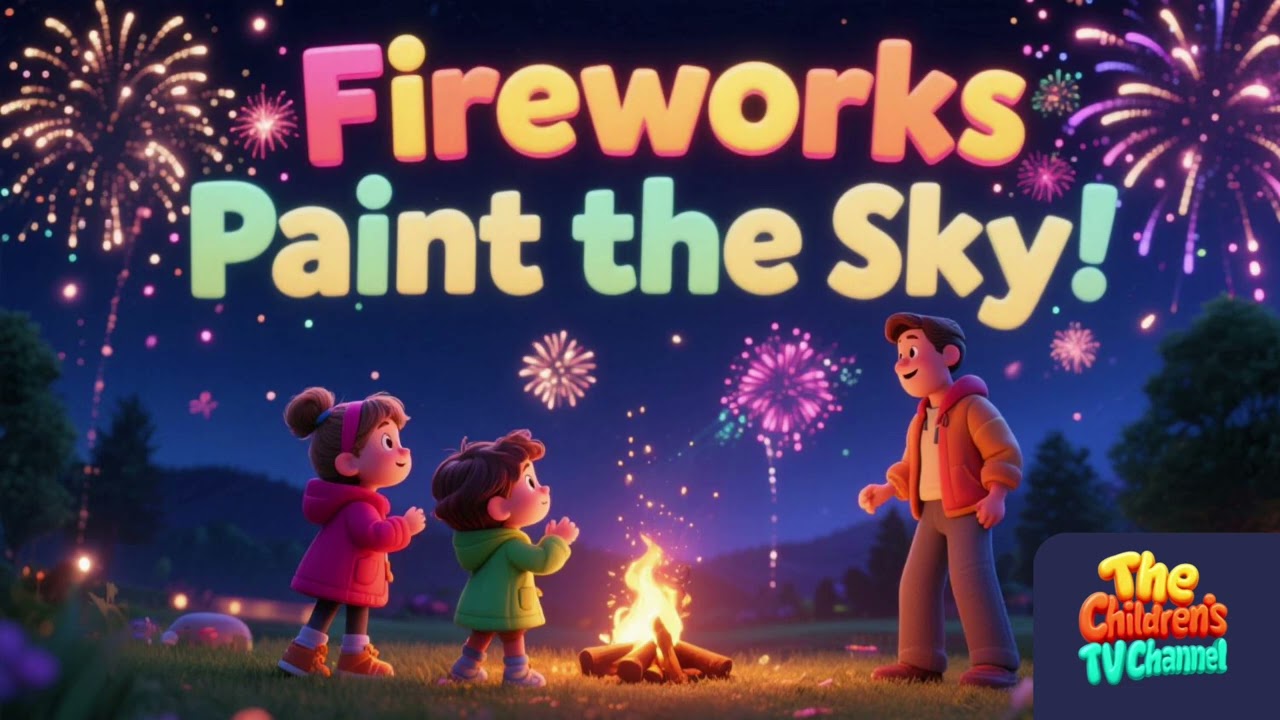 Fireworks Paint the Sky | Bonfire Night Kids Safety Song 