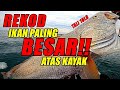 IKAN PALING BESAR AKU DAPAT ATAS KAYAK! | REKOD PERIBADI! | Kayak Fishing ZERO to HERO! v19