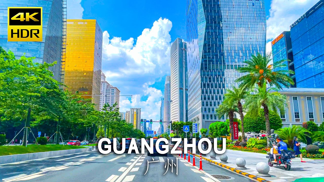 Driving tour in Guangzhou, 200 years ago, here was the center of the world | 4K HDR