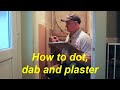 DOT, DAB AND PLASTERING FOR BEGINNERS, Gas engineer does Dot, dab and plastering part 2