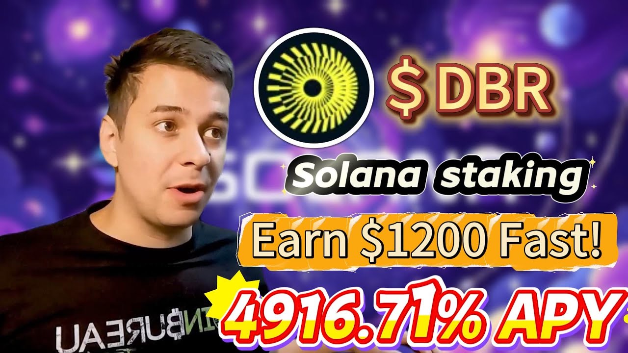 Stake DBR Coin – 4916.71% APY Farming deBridge DBR Solana Strategy