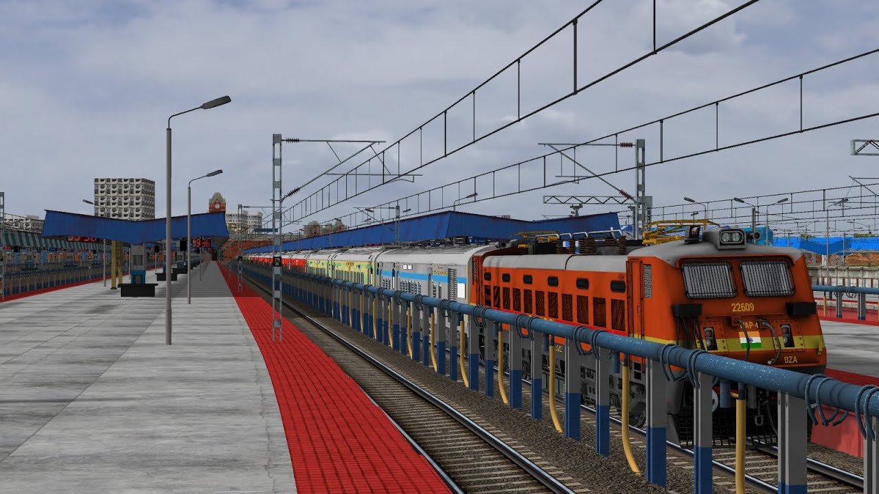 22808 MGR Chennai Central - Santragachi AC SF Express TSDR V6 IR MSTS ...