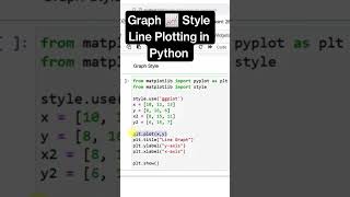 Python Line Plot Trick Every Beginner Should Know! #python #ai