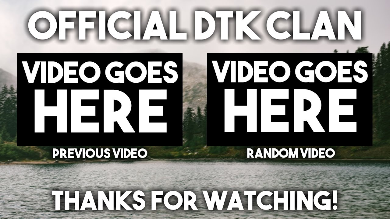 (Tutorial) MAKE/USE A PROFESSIONAL OUTRO FOR FREE! SUPER SIMPLE! - YouTube