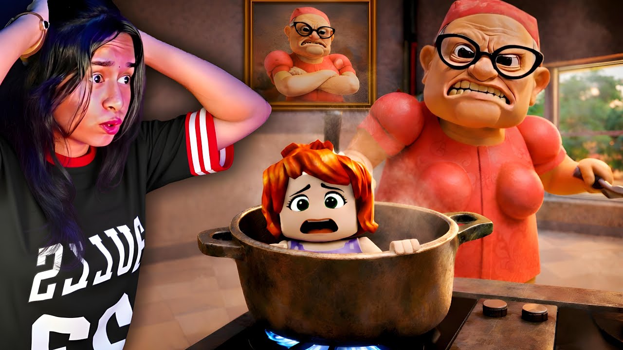 ESCAPING BARRA'S GRANNY HOUSE IN ROBLOX GONE WRONG!! 😱 ⁨@maalbro⁩