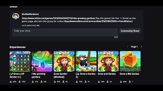 How to find and play Grow a Garden Modded!