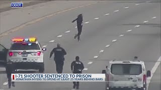 Man sentenced to at least 25 years in prison after March police shootout on I-71