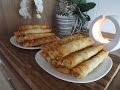 рулетики с сырной и картофельной начинкой, ruletiki