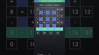 MATH xWORD #shorts #youtubeshorts #puzzle #brainteaser #math  #crossword  #generalknowledge | #150