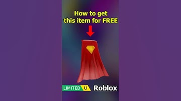FREE UGC LIMITED - HOW TO GET UGC Superman Cape in Cartoon Network Game On #roblox #freeugc #ugc