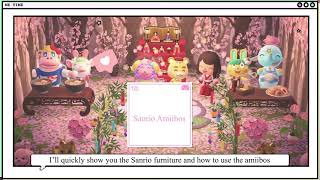 🍮 acnh Sanrio update + how to use the amiibos to get furniture & characters