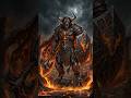 Epic Bull to Minotaur Transformation! 🌋🐃 #shorts