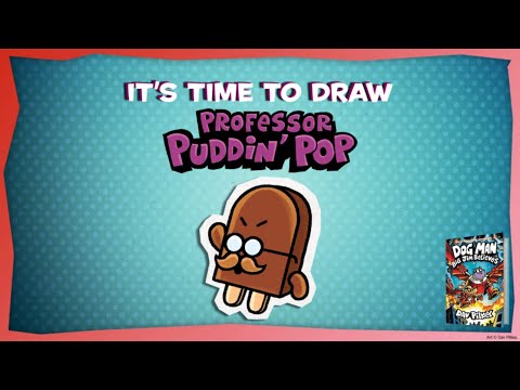 How to Draw Professor Puddin' Pop | Dav Pilkey's Epic Comic Club